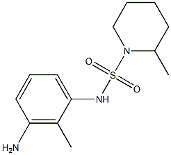 N-(3-amino-2-methylphenyl)-2-methylpiperidine-1-sulfonamide Structure