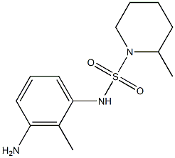 N-(3-amino-2-methylphenyl)-2-methylpiperidine-1-sulfonamide Struktur