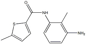 N-(3-amino-2-methylphenyl)-5-methylthiophene-2-carboxamide 结构式