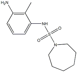 N-(3-amino-2-methylphenyl)azepane-1-sulfonamide