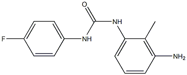 N-(3-amino-2-methylphenyl)-N'-(4-fluorophenyl)urea Structure