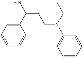 N-(3-amino-3-phenylpropyl)-N-ethylaniline 结构式