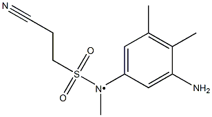 N-(3-amino-4,5-dimethylphenyl)-2-cyano-N-methylethane-1-sulfonamido|