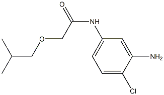 N-(3-amino-4-chlorophenyl)-2-(2-methylpropoxy)acetamide Struktur