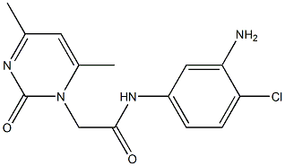  N-(3-amino-4-chlorophenyl)-2-(4,6-dimethyl-2-oxo-1,2-dihydropyrimidin-1-yl)acetamide