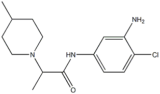 N-(3-amino-4-chlorophenyl)-2-(4-methylpiperidin-1-yl)propanamide