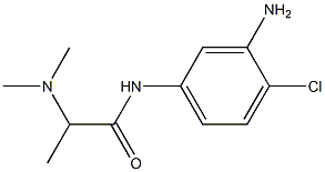 N-(3-amino-4-chlorophenyl)-2-(dimethylamino)propanamide Structure