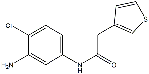 N-(3-amino-4-chlorophenyl)-2-(thiophen-3-yl)acetamide