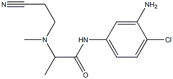  N-(3-amino-4-chlorophenyl)-2-[(2-cyanoethyl)(methyl)amino]propanamide