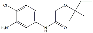 N-(3-amino-4-chlorophenyl)-2-[(2-methylbutan-2-yl)oxy]acetamide Struktur