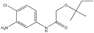 N-(3-amino-4-chlorophenyl)-2-[(2-methylbutan-2-yl)oxy]acetamide 化学構造式