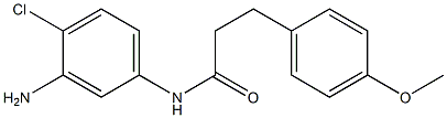 N-(3-amino-4-chlorophenyl)-3-(4-methoxyphenyl)propanamide Struktur