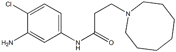 N-(3-amino-4-chlorophenyl)-3-(azocan-1-yl)propanamide 结构式