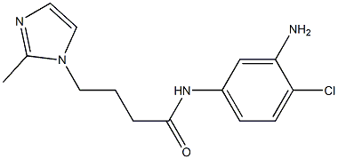 N-(3-amino-4-chlorophenyl)-4-(2-methyl-1H-imidazol-1-yl)butanamide Structure