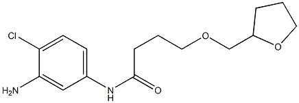 N-(3-amino-4-chlorophenyl)-4-(oxolan-2-ylmethoxy)butanamide Structure