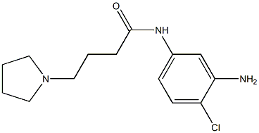 N-(3-amino-4-chlorophenyl)-4-pyrrolidin-1-ylbutanamide