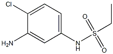 N-(3-amino-4-chlorophenyl)ethanesulfonamide Structure