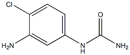 N-(3-amino-4-chlorophenyl)urea 结构式