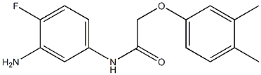 N-(3-amino-4-fluorophenyl)-2-(3,4-dimethylphenoxy)acetamide Structure