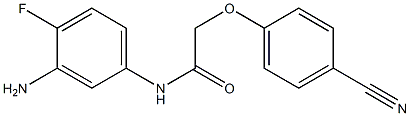 N-(3-amino-4-fluorophenyl)-2-(4-cyanophenoxy)acetamide Structure