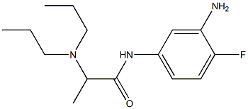 N-(3-amino-4-fluorophenyl)-2-(dipropylamino)propanamide