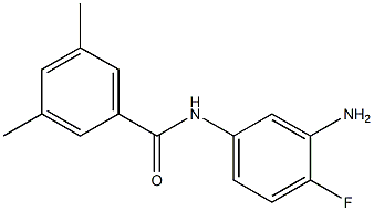 N-(3-amino-4-fluorophenyl)-3,5-dimethylbenzamide Structure