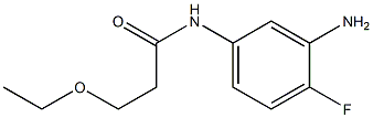 N-(3-amino-4-fluorophenyl)-3-ethoxypropanamide