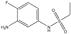 N-(3-amino-4-fluorophenyl)ethanesulfonamide Structure