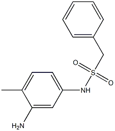 N-(3-amino-4-methylphenyl)-1-phenylmethanesulfonamide Struktur