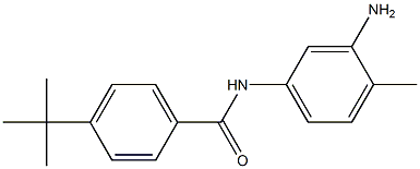 N-(3-amino-4-methylphenyl)-4-tert-butylbenzamide Struktur