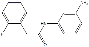 N-(3-aminophenyl)-2-(2-fluorophenyl)acetamide Struktur