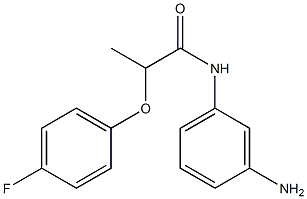 N-(3-aminophenyl)-2-(4-fluorophenoxy)propanamide 结构式