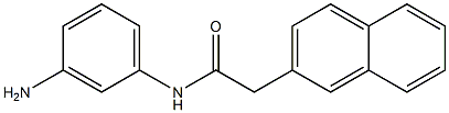 N-(3-aminophenyl)-2-(naphthalen-2-yl)acetamide 结构式