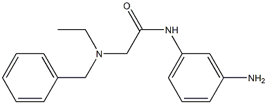  N-(3-aminophenyl)-2-[benzyl(ethyl)amino]acetamide