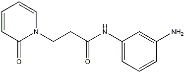N-(3-aminophenyl)-3-(2-oxopyridin-1(2H)-yl)propanamide Structure