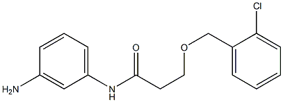 N-(3-aminophenyl)-3-[(2-chlorophenyl)methoxy]propanamide