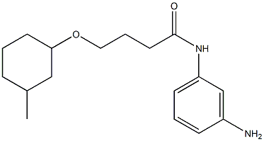 N-(3-aminophenyl)-4-[(3-methylcyclohexyl)oxy]butanamide