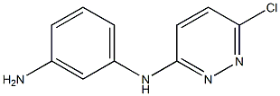 N-(3-aminophenyl)-N-(6-chloropyridazin-3-yl)amine 化学構造式