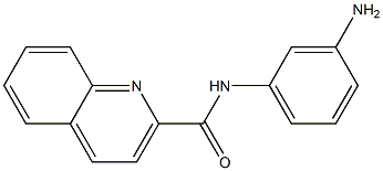 N-(3-aminophenyl)quinoline-2-carboxamide Struktur