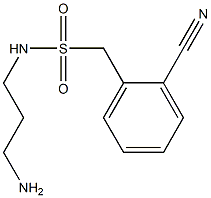 N-(3-aminopropyl)(2-cyanophenyl)methanesulfonamide