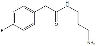 N-(3-aminopropyl)-2-(4-fluorophenyl)acetamide Structure