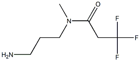 N-(3-aminopropyl)-3,3,3-trifluoro-N-methylpropanamide Struktur