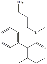  N-(3-aminopropyl)-N,3-dimethyl-2-phenylpentanamide