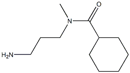 N-(3-aminopropyl)-N-methylcyclohexanecarboxamide Struktur