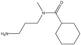 N-(3-aminopropyl)-N-methylcyclohexanecarboxamide Structure