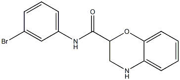 N-(3-bromophenyl)-3,4-dihydro-2H-1,4-benzoxazine-2-carboxamide