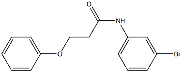 N-(3-bromophenyl)-3-phenoxypropanamide Structure