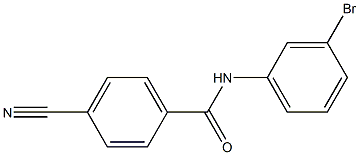 N-(3-bromophenyl)-4-cyanobenzamide