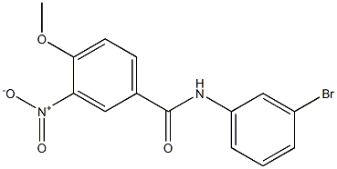 N-(3-bromophenyl)-4-methoxy-3-nitrobenzamide Structure