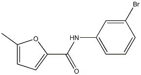 N-(3-bromophenyl)-5-methylfuran-2-carboxamide 结构式